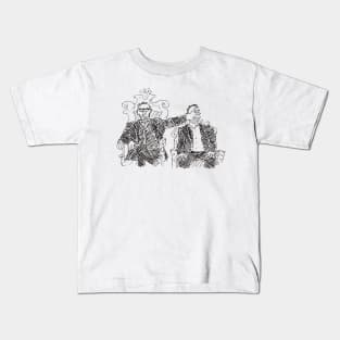 the taskmaster and the assistant Kids T-Shirt